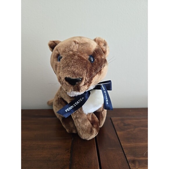 Penn State Nittany Lions Plush Mascot 9" Stuffed Animal With Ribbon - Picture 1 of 5